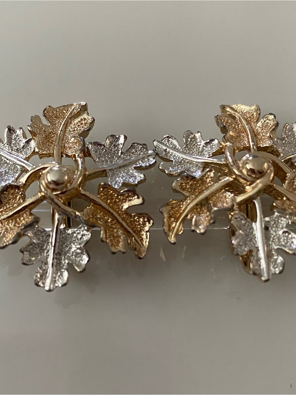Vintage 1968 Sarah Coventry “Garland” mixed-metal clip-on earrings